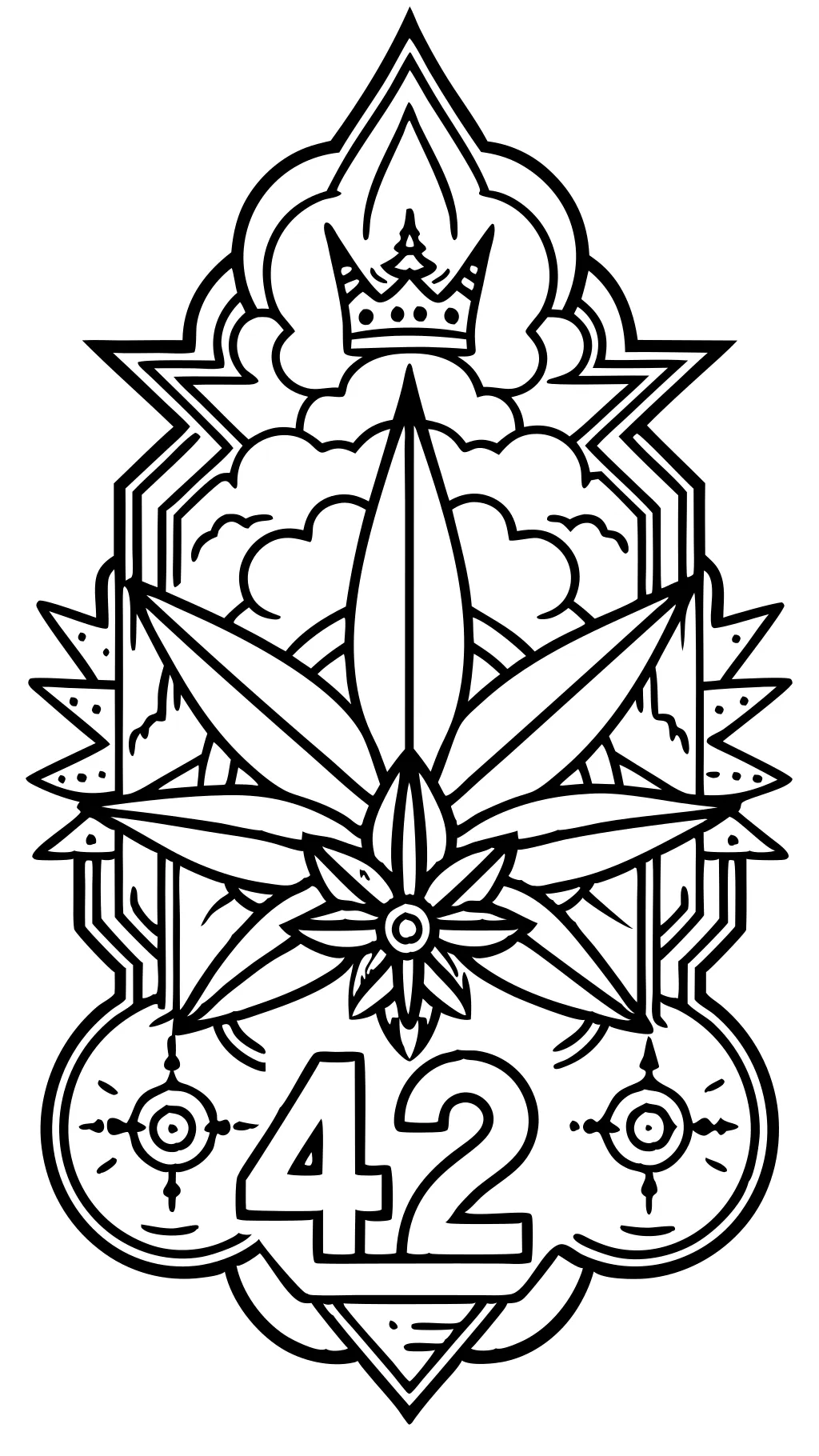 420 coloring pages for adults